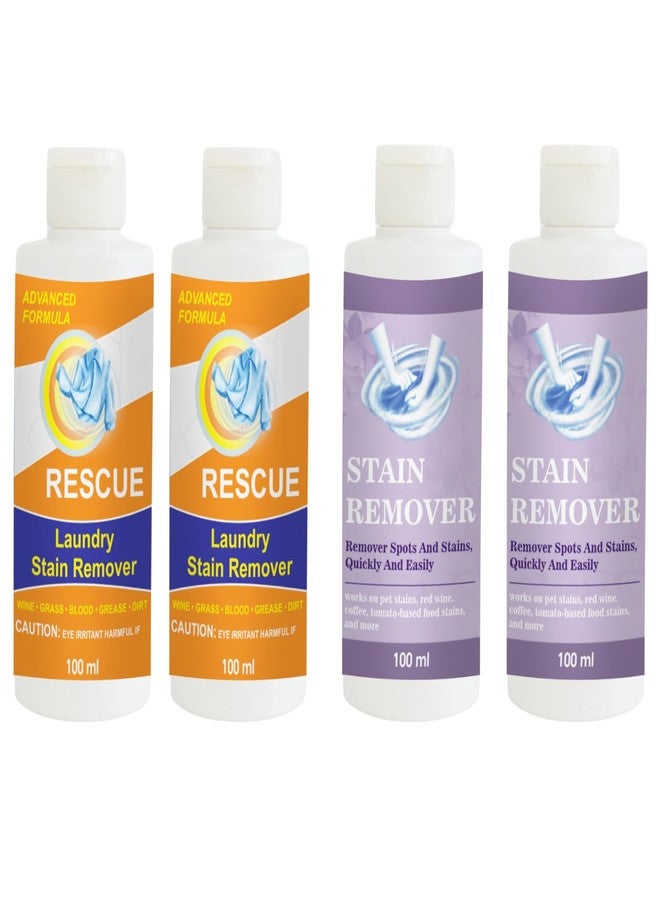 TOOVUS Stain Remover Combo Pack of Orange (Pack of 2), Purple and Purple Stain Remover | Multi-Surface Cleaning Solution for Clothes, Fabrics, Upholstery (100 g Each) - Image 1